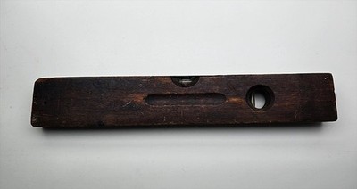 Wasserwaage Masbach Hardware Co. New York City Holz Vintage Retro