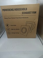 Bathroom Fan Ceiling Mount Exhaust Ventilation,141 Cfm 0.7 Sones,4 Inches Duct