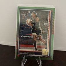 2025 Panini Donruss WNBA #41 Brittney Sykes Green Shimmer SP Mystics