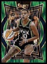 2025 Panini Select WNBA #23 Courtney Williams Green Flash Prizms