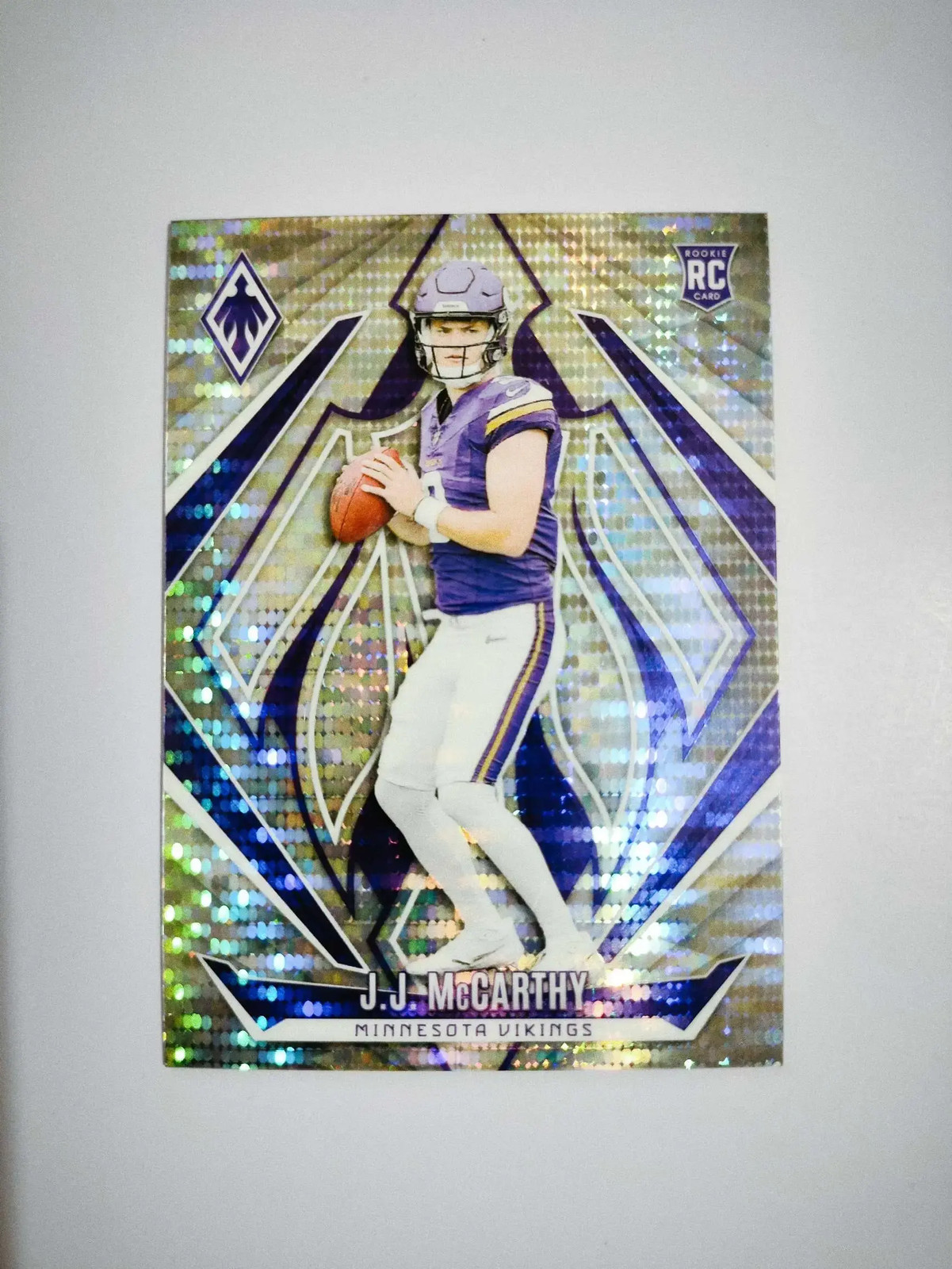 2024 Panini Phoenix J.J. McCarthy Pulsar Prizm Rookie RC /200 #185 Vikings