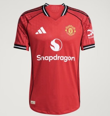 **Official Manchester United Authentic 25/26 Authentic Jersey Adidas (JI7429)