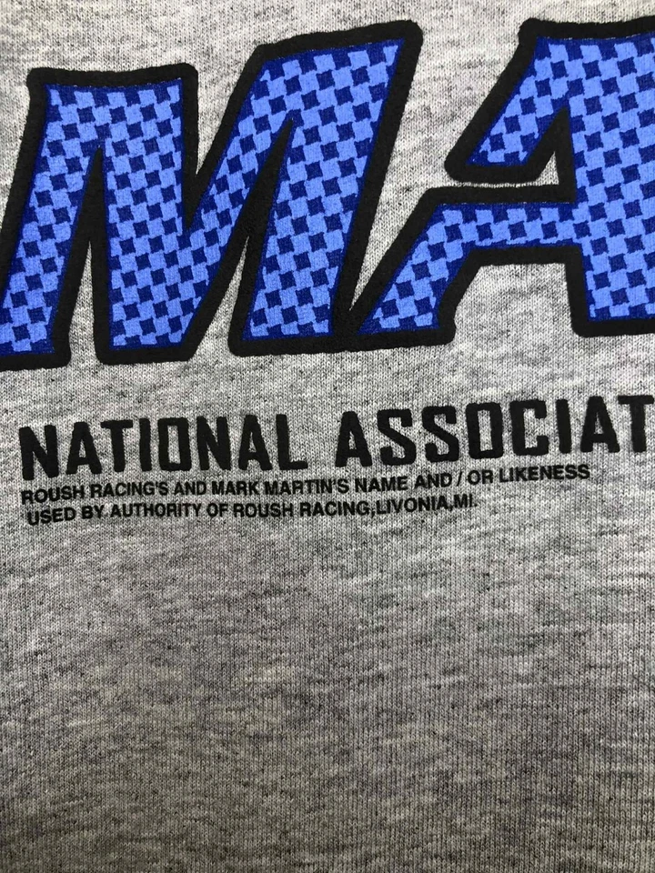 Camisa masculina Chase Authentics Nascar Roush Racing Mark Martin 6 tamanho G vintage - Imagem 4 de 4