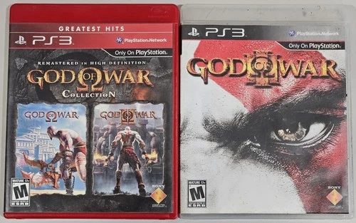 God of War Collection and God of War III PlayStation 3 PS3 - FREE SHIPPING!