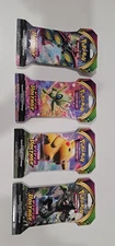 Pokémon TCG Sword & Shield Darkness Ablaze Sleeved Booster 4 Pack Art Set! Rare!