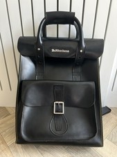 Zaino Dr. Martens nero borsa Kiev pelle liscia zaino per laptop scatola documenti DM