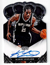 #401  rookie auto  KAWHI LEONARD rc 2012 PANINI  prefered   DIE CUT 21/99