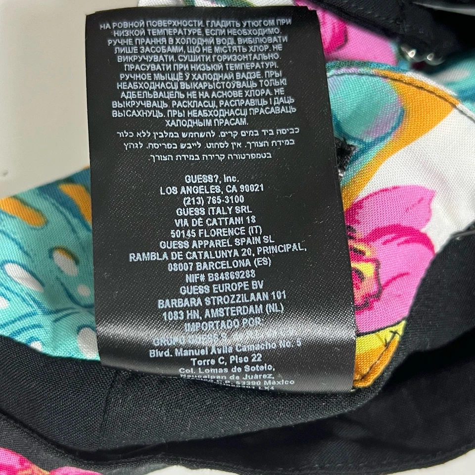 Bralette Guess Emmeline Estampado Corbata Floral Plátano Mujer Grande Foto 4 de 4