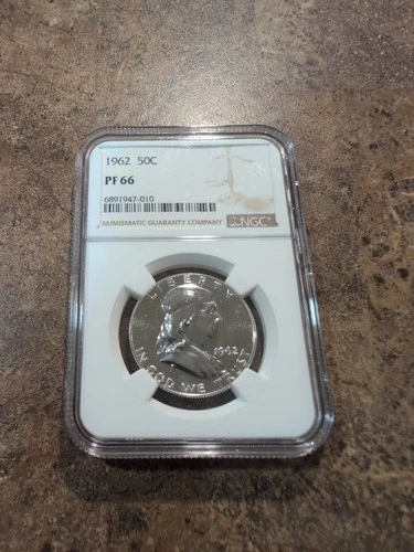 1962 Franklin Half Dollar 50C NGC PF66