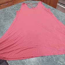 Maurices 24/7 Women's Plus 2x XXL Strappy Dress Sleeveless Stretch Comfy Casual