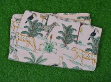 Image of Jungle Print Indian Kantha Quilt Handmade 100% Cotton Blanket Throw Bedspread