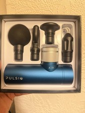 Pulsio Air Percussion Massage Gun Brand New Indigo. Boxed.