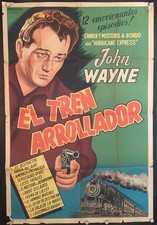 JOHN WAYNE, The Hurricane Express (1932), Series, Amazing Litho Poster, 10668