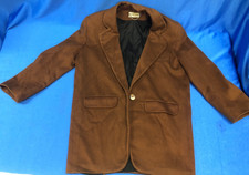 Vintage Ashley Scott Women’s Brown Trench Coat Blazer Jacket Made in USA