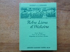 Scolaire ancien : NOTRE LIVRE D'HISTOIRE, Ozouf et Leterrier, ill. René GIFFEY