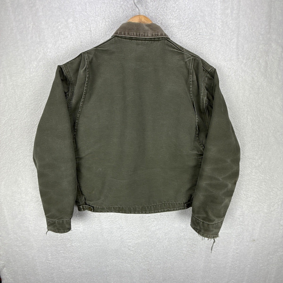 Carhartt Detroit Jacket Blanket Lined Mens XL J76 MOS Moss Green