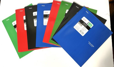 #ad Five Star 2 Pocket amp; 3 Prong Laminate Folders 11 x 8.5 8 PACK New Free Ship $19.99