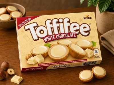 Toffifee White Chocolate 125g Limited Edition Haselnuss Karamell Snack