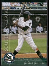 Gabriel Gabby Guerrero 2015 Southern League Top Prospect Set