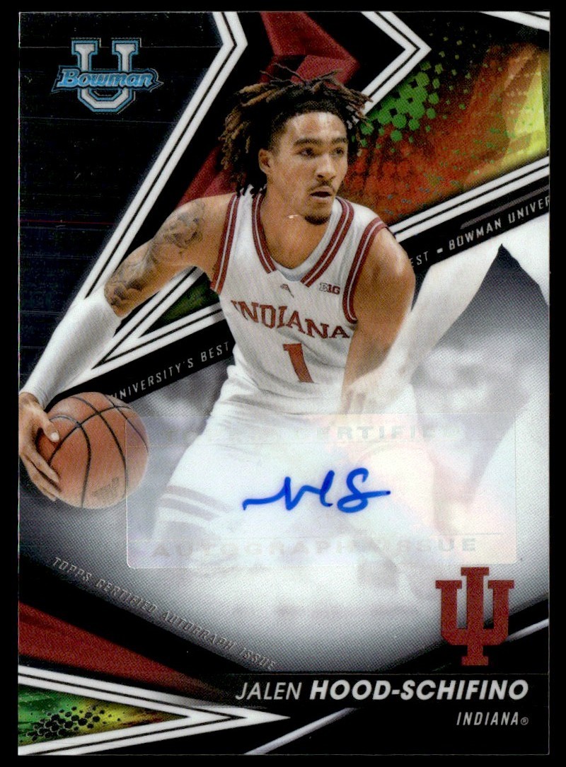 2022-23 Bowman University Best of 2022 Auto Jalen Hood-Schifino #BOA-JHS