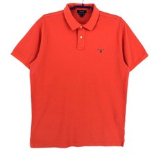 GANT Men Regular Fit Polo - Neck T-Shirt Size L
