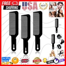 3 Pieces Flat Top Clipper Combs Hair Cutting for Flat Top and Clipper CutsBlack