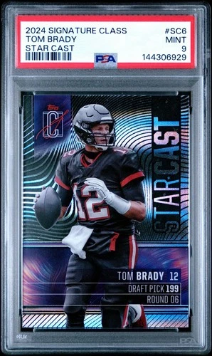 2024 Signature Class Tom Brady Star Cast #SC6 PSA 9 MINT