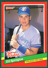 Ed Sprague - 1991 Donruss The Rookies #14 - Toronto Blue Jays Baseball Card