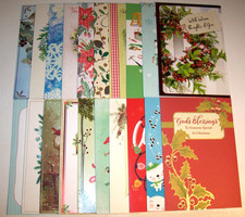 Lot of 20 Christmas Greeting Cards Expressions (Hallmark) DaySpring 20 Envelopes