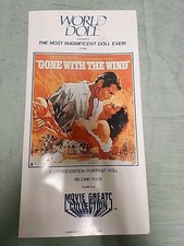 Gone With the Wind Scarlett  With Red Dress World Doll Limited Edition No 71154