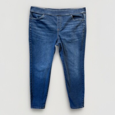 EVRI Jeans Women Sz 18 Mid Rise Jegging Pull On Skinny Leg High Rise Stretch