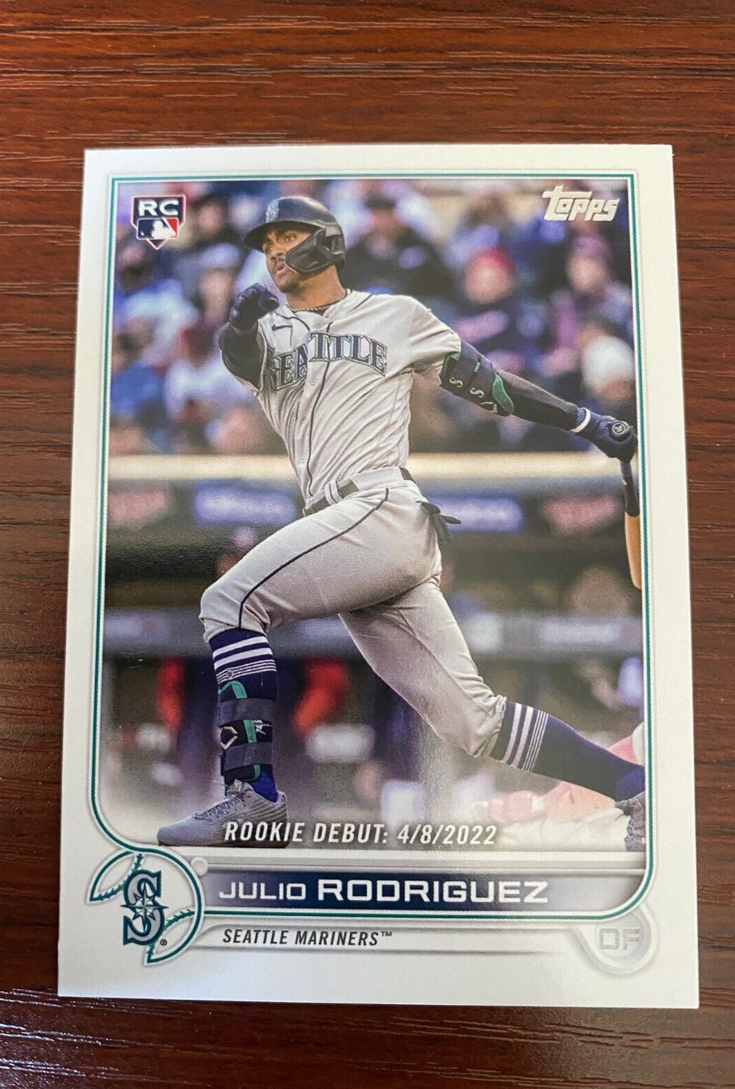 2022 Topps Baseball Update Series Julio Rodriguez RC Rookie Debut #US97 Mariners