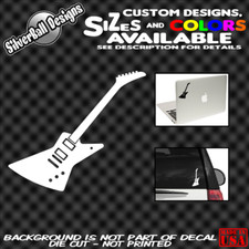 Adesivo Explorer chitarra vinile decalcomania Fender Dean Rich ESP Gibson Jackson Ibanez 