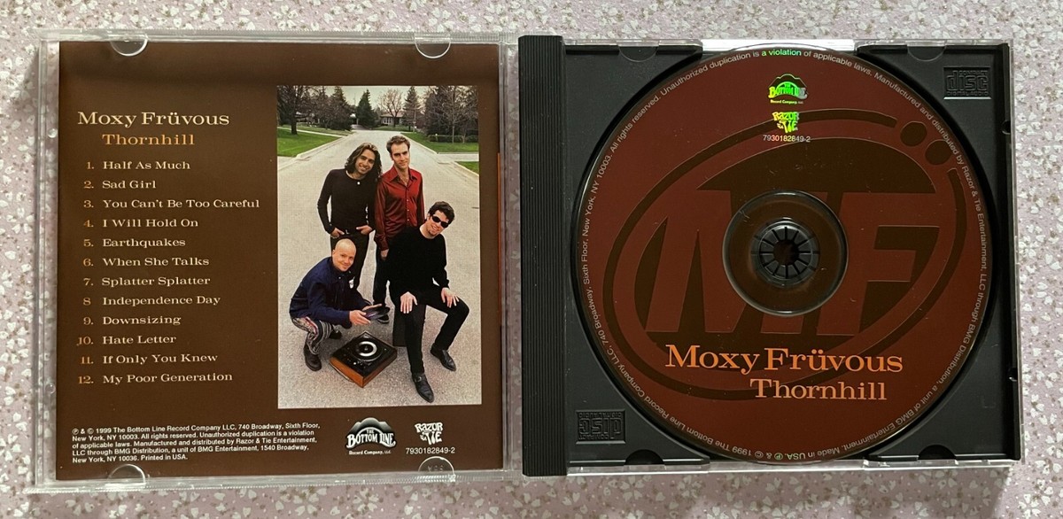 MOXY FRUVOUS Thornhill Producer Don Dixon Razor & Tie CD MINT