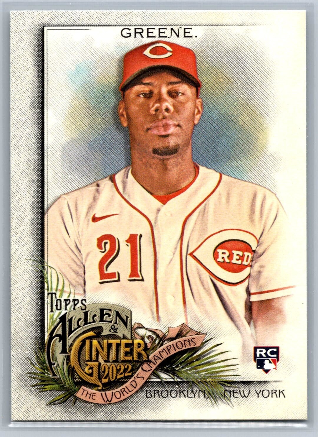 2022 Topps Allen & Ginter #250 Hunter Greene Cincinnati Reds