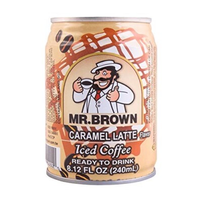 Mr. Brown Coffee Drink (Caramel Latte) - 8.5 Fl Oz | Pack of 24