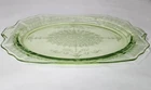 VNTG 1930s Anchor Hocking 12" Oval Platter in Princess Green