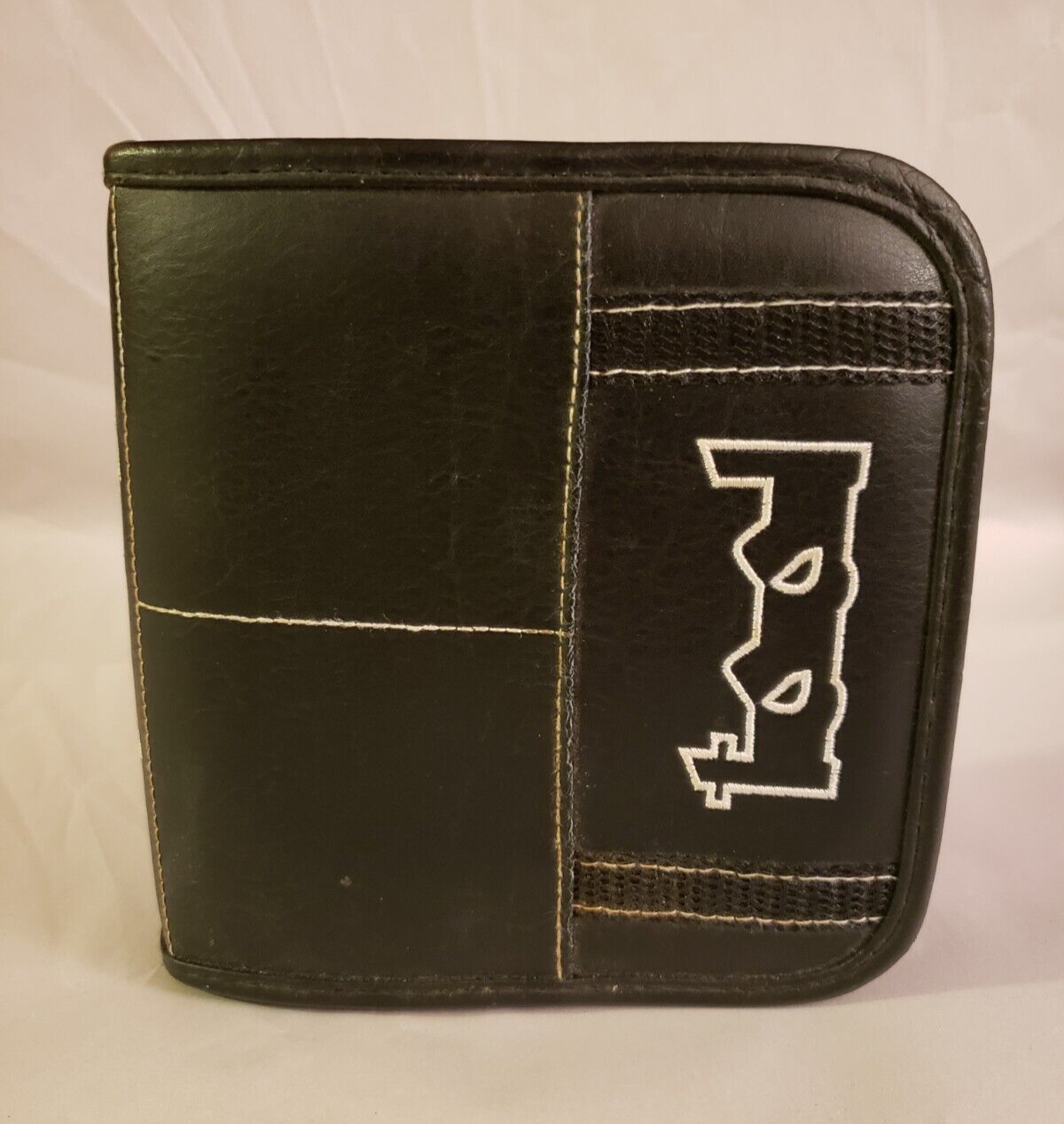 !!RARE!! TOOL 24 Disc Faux Leather Zippered CD Travel Case Pre Owned