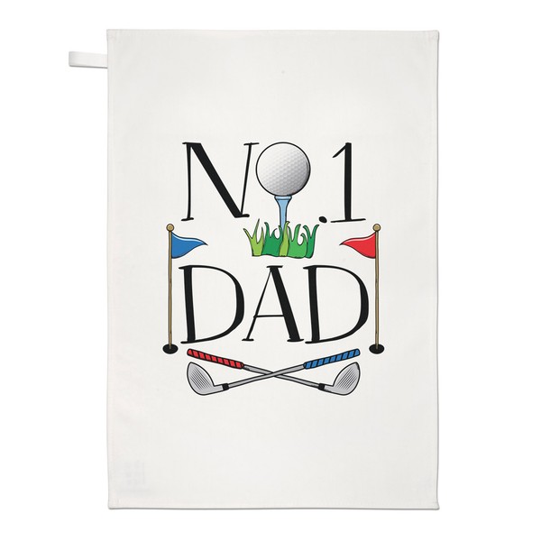 No.1 Dad Golf Geschirrtuch SpüLlappen - Lustig Des Vaters Tag Geschenk Sport-image