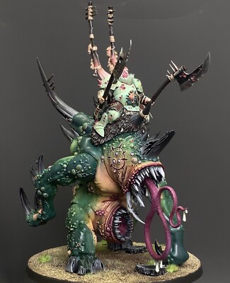 ウォーハンマー　maggoth lord セット ナーグル Warhammer AOS Maggoth Lord Chaos Nurgle Presale Painted Gallery