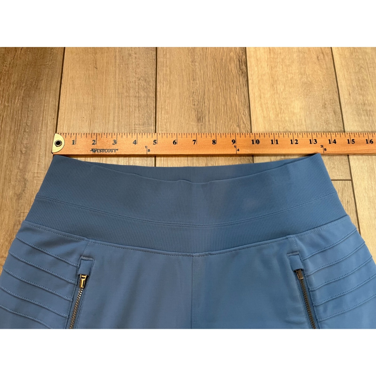 Athleta Venice Moto Jogger Pants Womens Small Blue Activewear Stretch Athleisure eBay