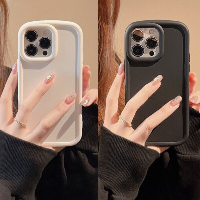 Simple Solid Color Silicone Phone Case for iPhone 14 13 12 11 Pro Max Shockproof