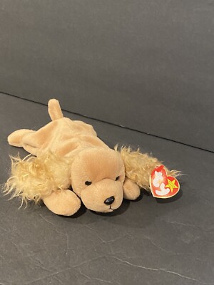 筆記具 BOOWY TM NETWORK TUBE REBECCA HOUND DOG RARE RETIRED 1997 TY BEANIE BABY SPUNKY THE DOG WITH PE PELLETS
