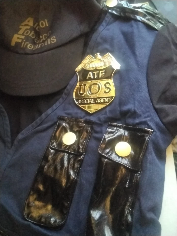 Dream Girl Halloween Costume Bundle Dress Police Officer Womens 4Pc NWOT - Image 4 of 4