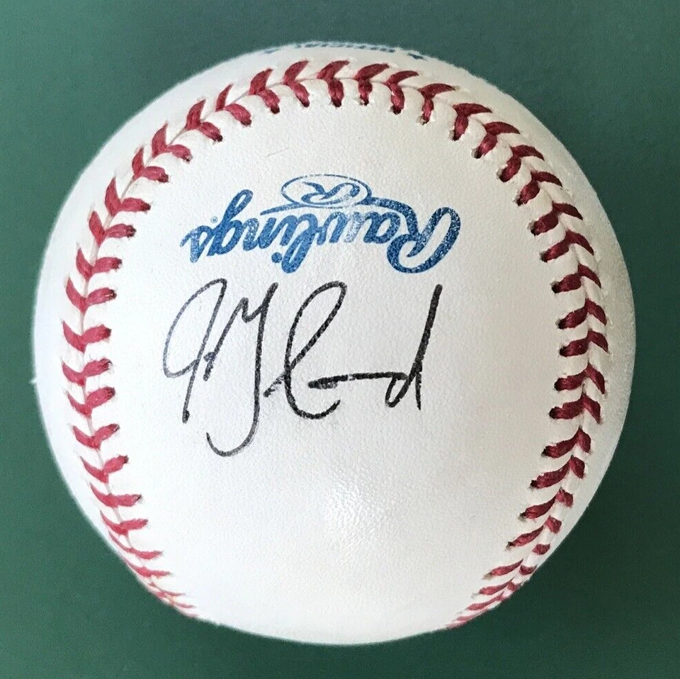 Jon Garland Chicago White Sox 2005 World Series MLB Signed Baseball Ball Game - Image 2 of 4