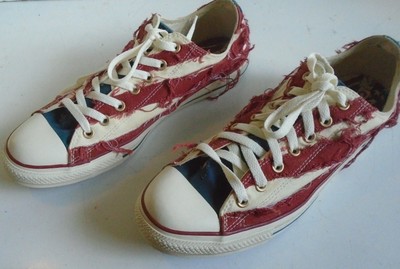 converse red white and blue
