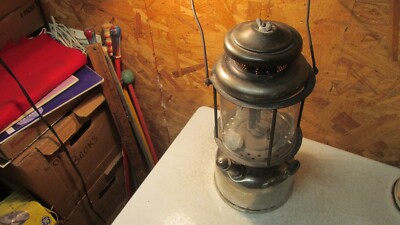 Antique Coleman Quick Lite Nickel Camp Lantern 5-5 LQ