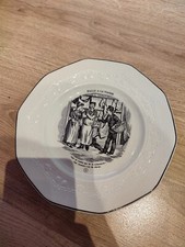 Assiette Parlante Boch Kéramis Belgique - HALLE A LA VIANDE - Boucher Boucherie