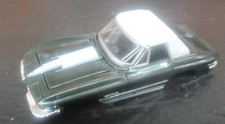 "NEW" AW T JET REL 1 DARK GREEN/WHITE '67 CHEVY CORVETTE HO SLOT CAR BODY