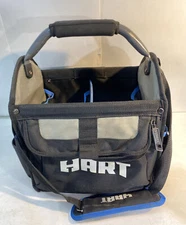 HART 12-inch Tool Bag Tote Carry Case with Rotating Handle